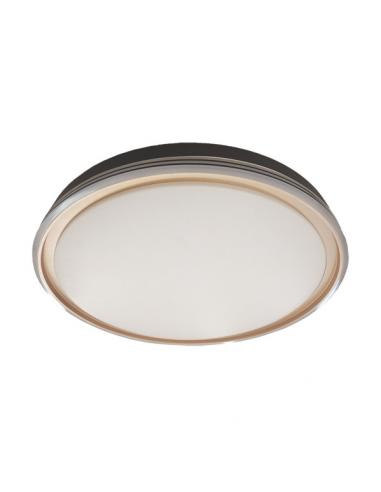 Picola 60w 3000-4200-6500k Black/gold ceiling light 7x50x50cm 5400lm C/remote