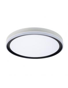 Plafon Claribel 60w 3000-4200-6500k Blanco/negro 7,5x50x50cm 5400lm C/remoto Y Memoria
