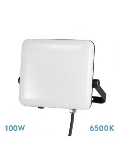 Flash Projector 100w 6500k White/black 9000lm 90º Ip65 20.3x25x5 Cm