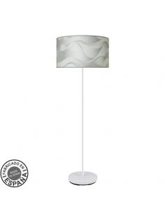 Fashion Salon Foot 1xe27 White/wave Gray 163x40x40cm