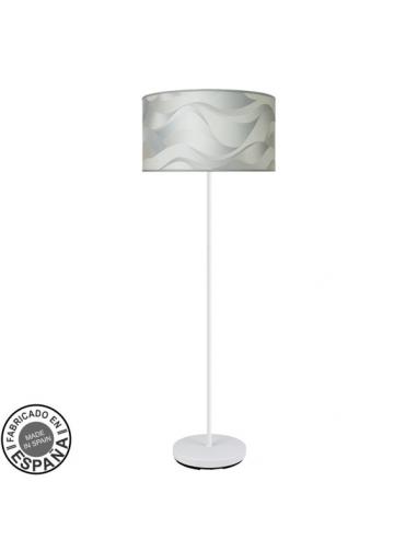 Fashion Salon Foot 1xe27 White/wave Gray 163x40x40cm