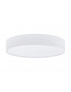EGLO 97777 - ROMAO 1 LED ceiling light in white steel and textile, plastic