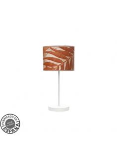 Moda Table Lamp 1xe14 White/leaf Boiler 42x17x17cm