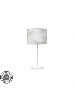 Moda Table Lamp 1xe14 White/wave Gray 42x17x17cm