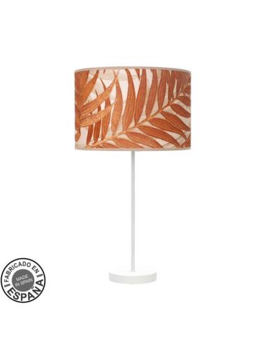 High Fashion Table Lamp 1xe27 White/Boiler Leaf 63x30 X30 Cm