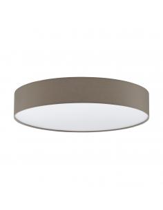 EGLO 97778 - ROMAO 3 LED Ceiling Light in White Steel and Textile, Plastic