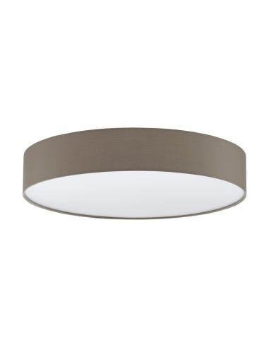 EGLO 97778 - ROMAO 3 LED Ceiling Light in White Steel and Textile, Plastic