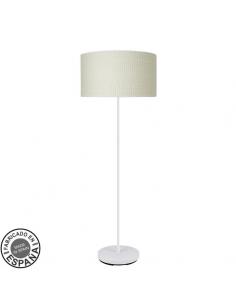 Fashion Salon Foot 1xe27 White/reed White 163x40x 40 Cm