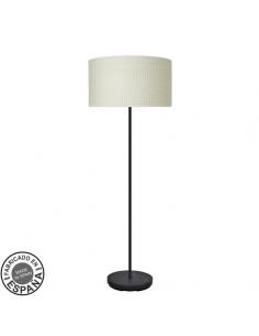 Fashion Salon Foot 1xe27 Black/White Reed 163x40x 40 Cm