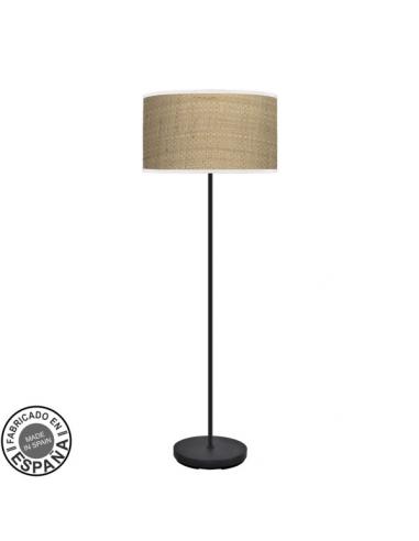 Fashion Salon Foot 1xe27 Black/Light Reed 163x40x40 Cm