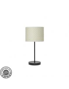 Moda Table Lamp 1xe14 Black/reed White 42x17x17 Cm