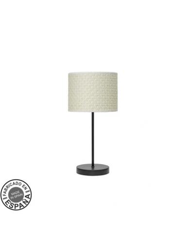 Moda Table Lamp 1xe14 Black/reed White 42x17x17 Cm