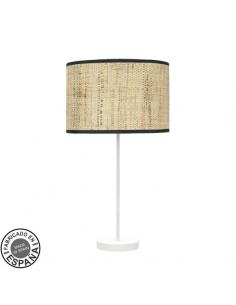 High Fashion Table Lamp 1xe27 White/Dark Reed 63x30x30 Cm