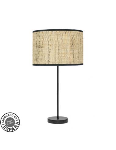 High Fashion Table Lamp 1xe27 Black/Dark Reed 63x30x30 Cm