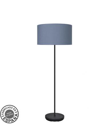 Fashion Salon Foot 1xe27 Black/blue 163x40x40cm