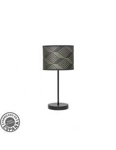 Fashion Table Lamp 1xe14 Black/tetris Gray 42x17x17cm