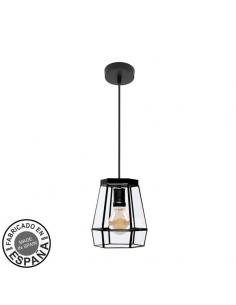 Guide Pendant 1xe27 Black Regx18x18cm