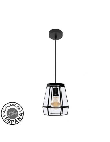 Guide Pendant 1xe27 Black Regx18x18cm
