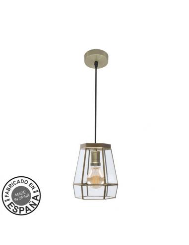 Guide Pendant 1xe27 Leather Regx18x18cm