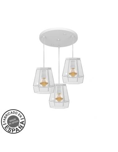 Guide Ceiling Light 3xe27 White Regx42x42 Cm