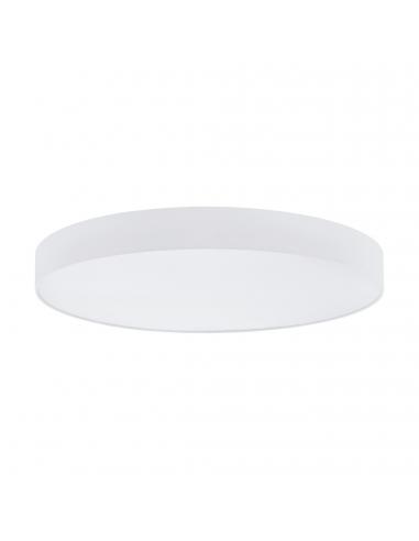 EGLO 97786 - ROMAO 1 LED Ceiling Light in White Steel and Textile, Plastic