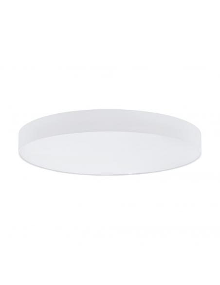 EGLO 97786 - ROMAO 1 LED Ceiling Light in White Steel and Textile, Plastic