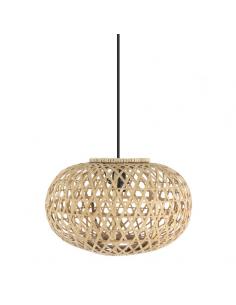 Bamboo Ponte Neg/natural Pendant 1xe27 Regx40x40cm