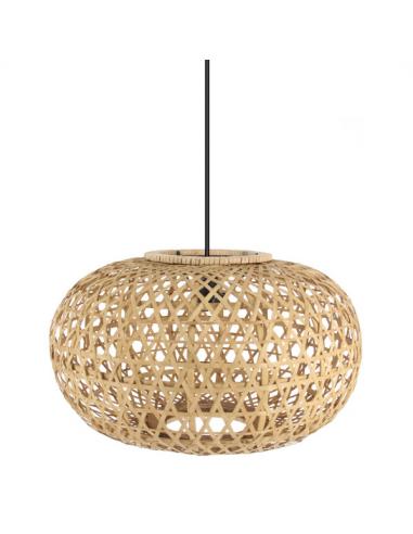 Bamboo Ponte Neg/natural pendant 1xe27 Regx50x50cm