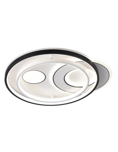 Evora Circular Black/white ceiling light 160w 3000-4000-6000k 7x45x52cm 13600lm C/remote