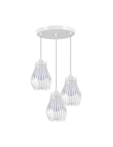 Ragusa White Ceiling Light 3xe27 Regx36x36cm