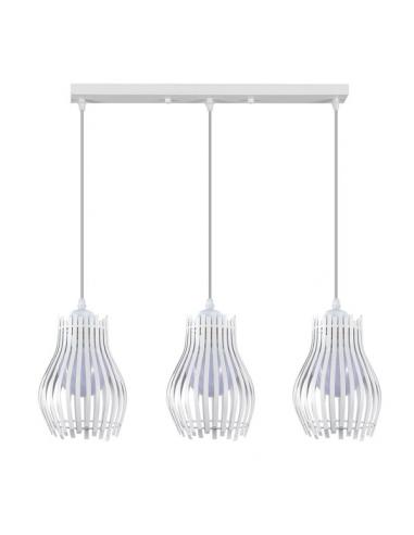 Ragusa White Strip 3xe27 Regx64x16cm