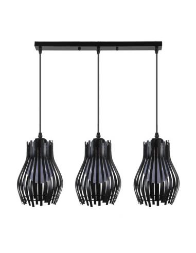 Ragusa Black Strip 3xe27 Regx64x16cm