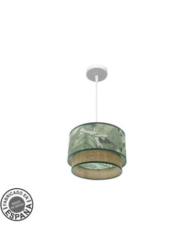 Congo 30d 1xe27 Pendant White/green-natural