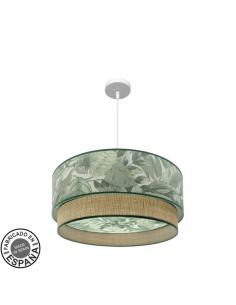 Congo 60d 3xe27 Pendant White/green-natural