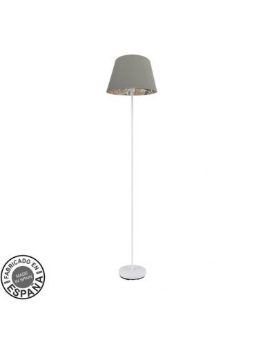 Tunez 1xe27 Pumpshead Foot White/taupe-print