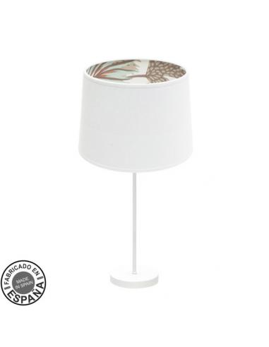 Gr. Tunez Table Lamp 1xe27 White/white-print