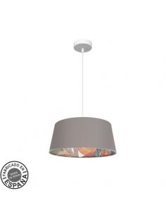 40d Tunisia 1xe27 Pendant White/taupe-print