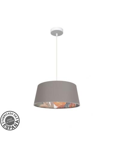 40d Tunisia 1xe27 Pendant White/taupe-print