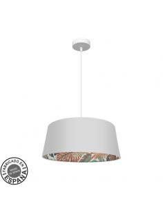 50d Tunez 1xe27 Pendant White/white-print