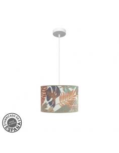 Ethiopia 30d 1xe27 White/print Pendant