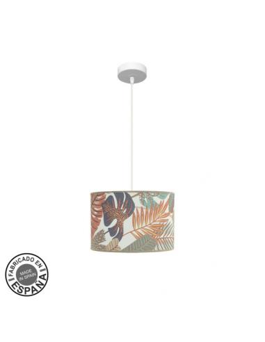 Ethiopia 30d 1xe27 White/print Pendant