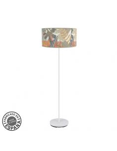 Ethiopia Living Room Foot 1xe27 White/print 164x40x40cm