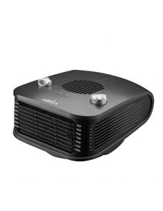 Ardor 2000w Black/silver Fan Heater 2powers 3functions Adjustable Thermostat.sec.15x24.5x32.5cm