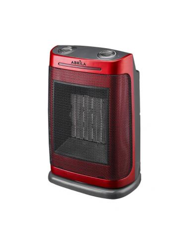 PTC Ceramic Fan Heater Stove 1500w Red 2 powers 3functions Thermomost.adjustable Anti-tip Safety 29x19x14.5cm