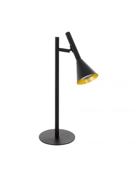 EGLO 97805 - CORTADERAS LED Lamp in Black, Gold Steel