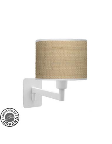 Moda Folding Wall Light 1xe14 White/Light Reed 26x17x28 Cm