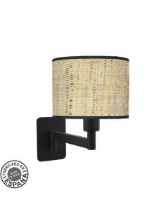 Moda 1xe14 Folding Wall Light Black/Dark Reed 26x17x28 Cm