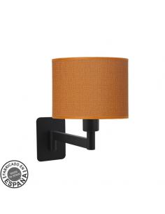 Moda 1xe14 Folding Wall Light Black/orange 26x17x28 Cm