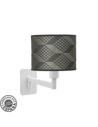 Aplique Abatible Moda 1xe14 Blanco/tetris Gris 26x17x28 Cm