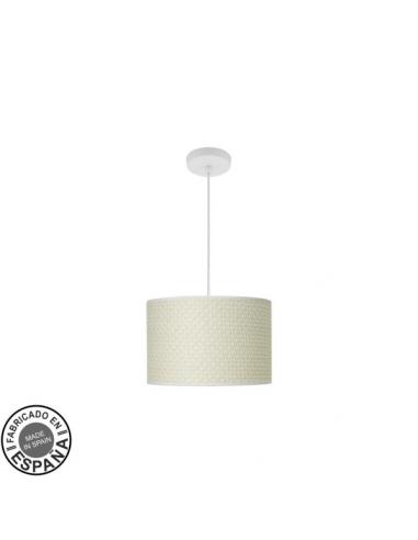 Moda Pendant 1xe27 White/White Reed Regx30x3